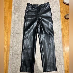 The Melina Super High Rise Pant (vegan leather)